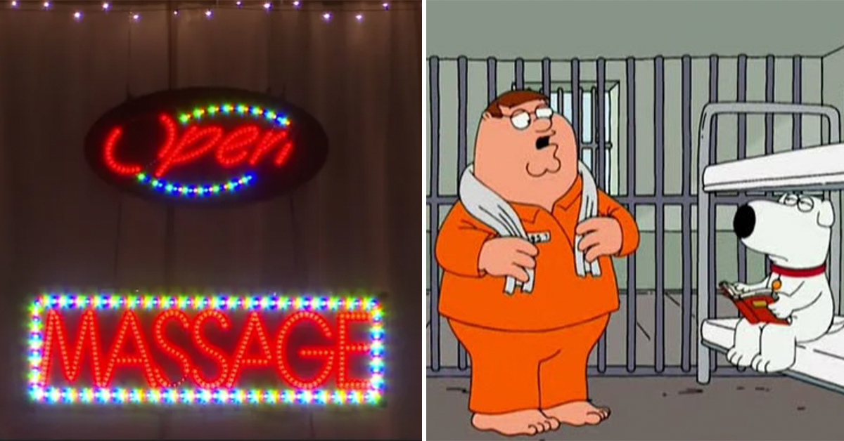 Peter Griffin Arrested for Running Commercial Massage Parlor That Specialized in Offering Sexual Favors for Clients