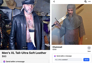 <p dir="ltr">You know the saying “One man’s trash is another man’s treasure?” Well, the sellers over on Facebook Marketplace are pushing the absolute limits of that phrase with insane listings.</p><p data-empty="true"><br></p><p dir="ltr">Sure you can find odd stuff on Etsy, Depop, or Poshmark. But you don’t expect someone to sell their half-eaten muffin or a combination tiger and whale stuffie that their roommate made in Sid From Toy Story fashion. All the wackos are usually on eBay or Craigslist yet Facebook Marketplace cornered a huge niche in the online reselling market; the weirdos near you.</p><p data-empty="true"><br></p><p dir="ltr">All the listings are hyperlocalized without you really needing to filter anything so you can get a new lawn mower from Bob a mile away and chainmail from the guy who looks like a time traveler from medieval times. The main thing is they live nearby enough for you to feel slightly unsafe.</p><p data-empty="true"><br></p><p dir="ltr">We’ve gathered the weirdos and smart-aleck entrepreneurs on Facebook Marketplace in a neat little gallery for you. Get your bids in quick, boys. These listings are going like hotcakes!</p>