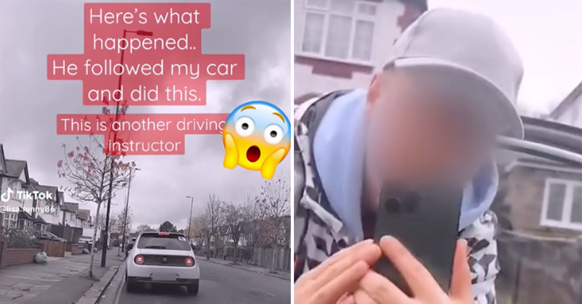 ‘Oh God, Give Me a Second’: U.K. Driving Instructor Harassed By Rival Instructor Mid-Lesson