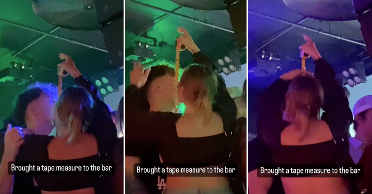 Woman Brings Tape Measure to the Bar to Make Sure She Only Talks to 6-Foot Dudes