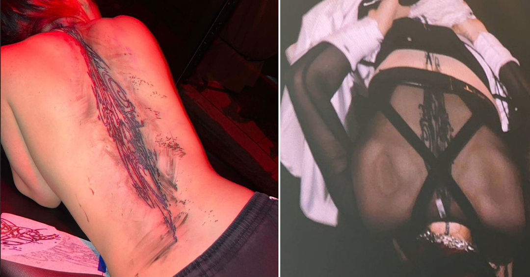 Billie Eilish’s New Back Tattoo Is... Not Great