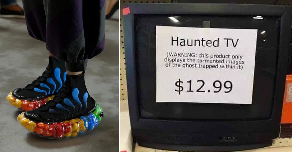 a wtf cosplay and a haunted tv