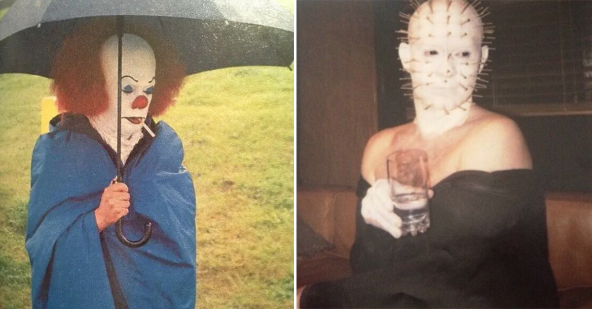 30 Wholesome Behind-the-Scene Photos From Horror Movies