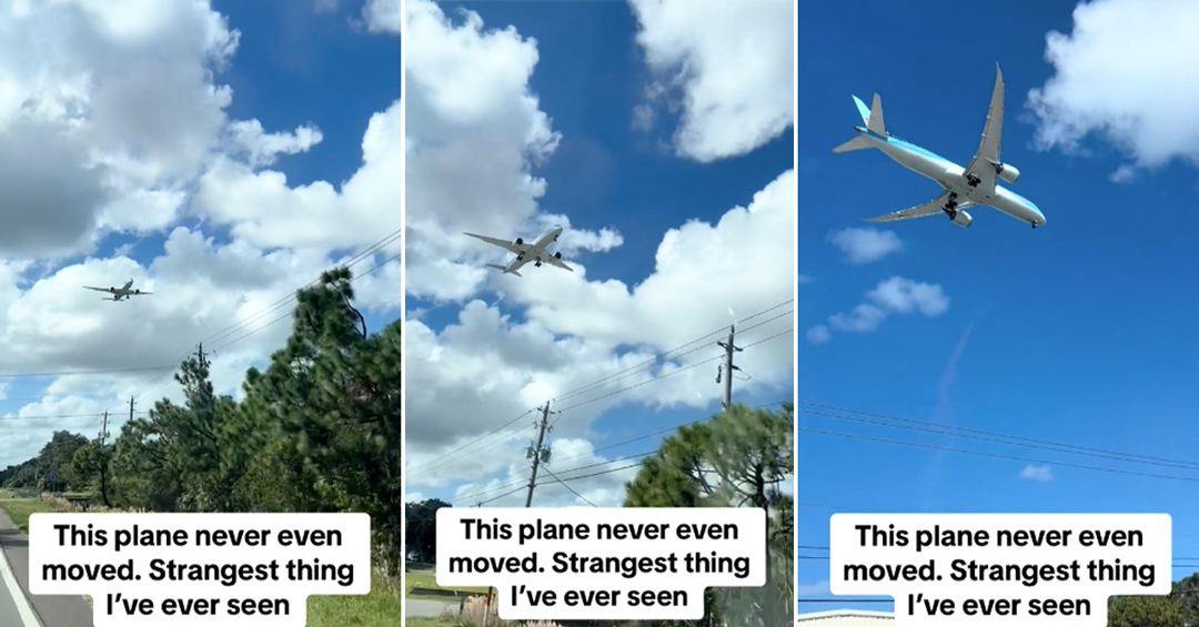 'Tell Me This Isn’t Real': Another Baffling Video of a Plane Suspended Mid-Air Caught On Camera