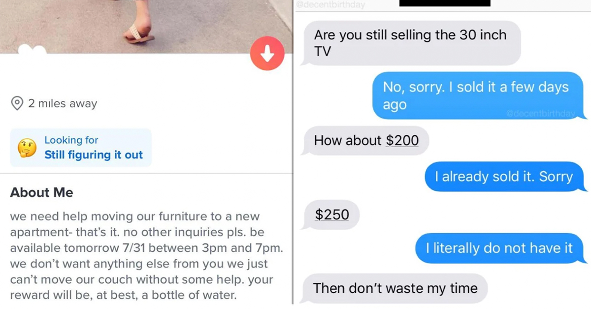 28 Entitled Beggars Who Decided to Be Choosers Too