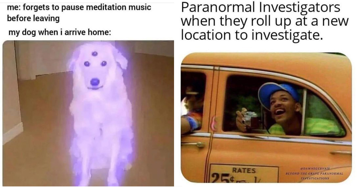 funny ghost hunters meme