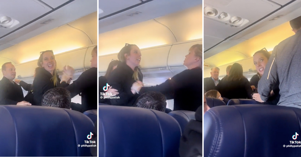 Airplane Passenger Has Massive Meltdown, Claims She Was Human Trafficked