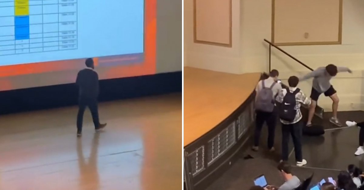 'Nope! Get Down!': Professor Shuts Down Clout-Chasing Students Who Interrupt His Lecture With TikTok Dance