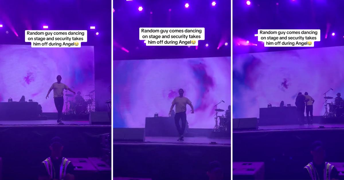 Man Rushes Stage and Busts an Irish Jig Before Being Taken Away By Security