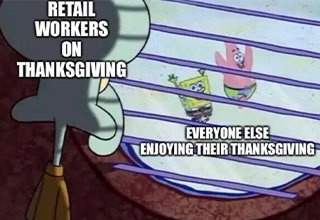 <p dir="ltr">It’s Thanksgiving week, and office workers everywhere are absolutely faking it at work. We see you tapping aimlessly at your keyboard. What’s getting done? Nothing. On the other hand, retail workers are amping themselves up for the worst weekends of their entire lives. Whichever spectrum you fall in, here are some work memes to start off the Thanksgiving holiday right.</p><p data-empty="true"><br></p><p dir="ltr">We have everything in this work meme round-up; an anecdote about hot paramedics, psychotic cake cutters in the workplace, and a tip to get your invoices paid with a simple yet effective Robin Hood meme. After a long week of avoiding doing actually hard work, office workers are excited to use their out-of-office messages and completely dissociate with their work emails.&nbsp;</p><p dir="ltr"><br></p><p dir="ltr">Relax (if you can) on your Thanksgiving holiday away from work. Scroll down and look like you're working</p>