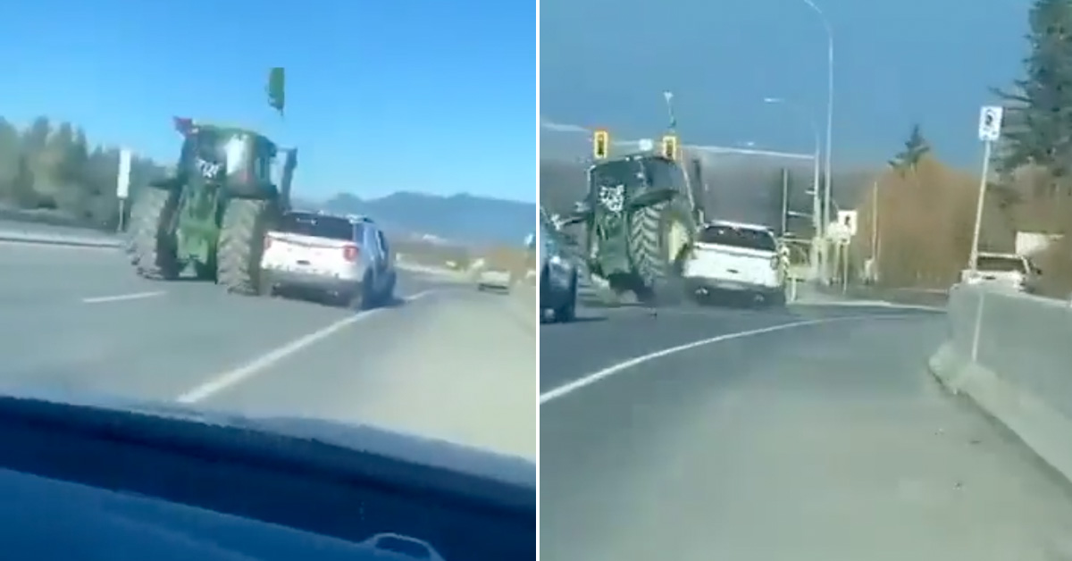 'John Oh-Deere': Police Perform Pit Maneuver On Fleeing Tractor