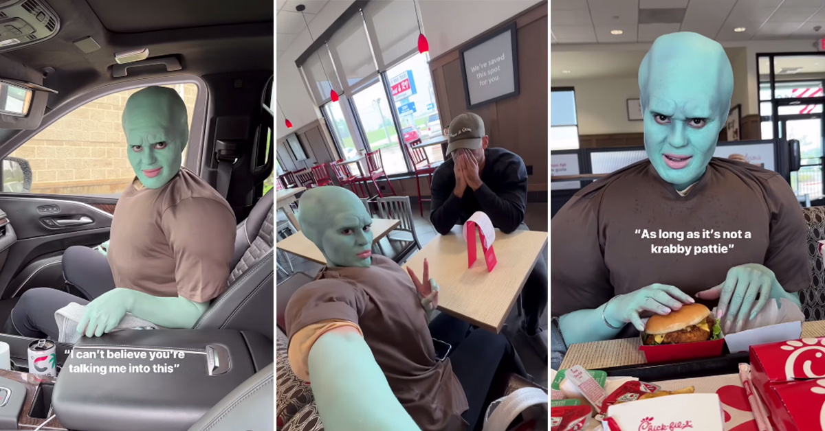‘I Hate It!’: Woman Forces Husband to Take Her on Date Dressed Like Handsome Squidward