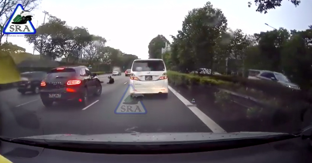 ‘Not Again!’: Driver Smashes Into Two Motorcycles in Less Than 30 Seconds