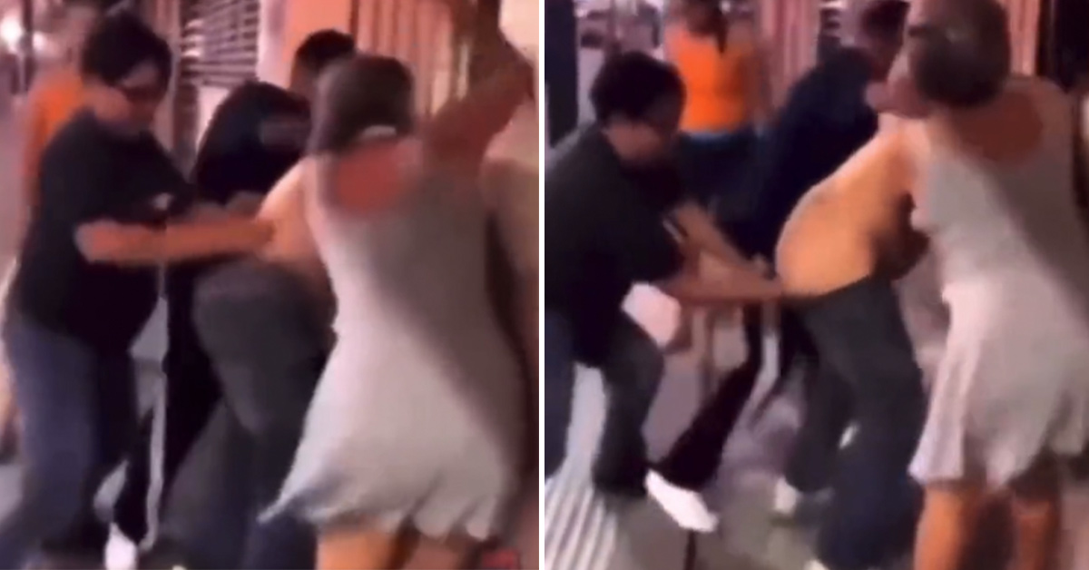 ‘Arrest This Man!’: Man Stops Street Fight With the Old Finger Up the Butt Trick