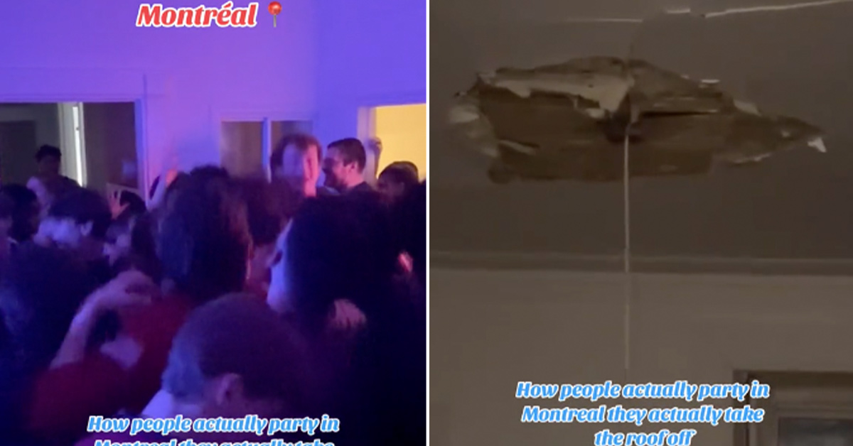 'Oh My God!': Montreal Man's Ceiling Caves In After His Upstairs Neighbors Throw Insane Rager