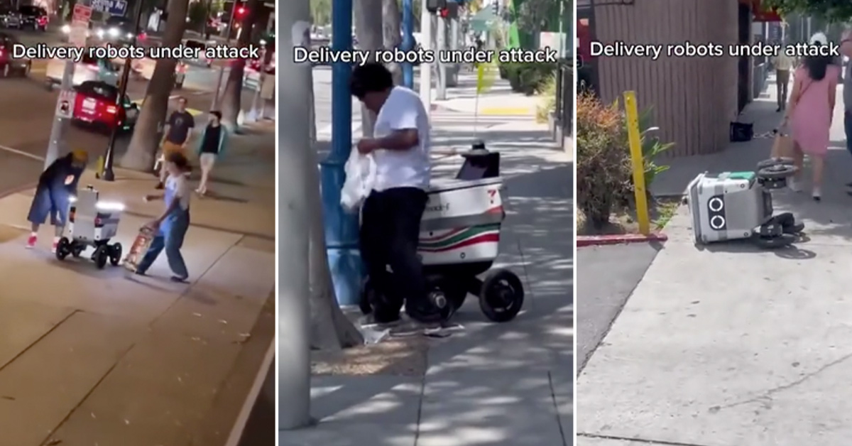 'R2D2 Has Fallen': Delivery Robots Are Being Attacked and Robbed