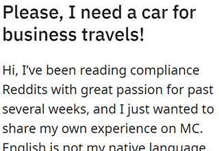 <p>When a company demands an employee use his car for business traveling, he counters by asking them to help pay for repairs. His <a href="https://trending.ebaumsworld.com/pictures/cheap-boss-refuses-to-fork-out-pto-ends-up-paying-thousands-on-his-employees-final-paycheck-in-overtime-pay/87481571/">employer soon learns the hard way</a> that they can't deny both.&nbsp;</p><p><br></p><p>Working as a traveling project manager in South Korea, this employee was denied access to company Mercedes, Audi, and BMW cars for his business trips. Routinely needing to drive hours for short and inefficient meetings, he resigned himself to using his own car as long as the company reimbursed him for gas and tolls, which they did. But after settling into his role for almost a decade, he eventually ran into car issues that were going to require a big fix. Reasoning that his employer was the main culprit for the 140 thousand kilometers on his odometer, he decided to charge them the repair bill. Unfortunately, his boss flat out refused to pay for repairs on a "personal" vehicle and continued to deny his employee access to company cars.&nbsp;</p><p><br></p><p>Seeing an opportunity for revenge, the employee informed all of his upcoming clients that he was no longer able to travel to their meetings and to contact his boss for the reason why. It's staggering how much money some businesses will lose to avoid insignificant spending.</p>