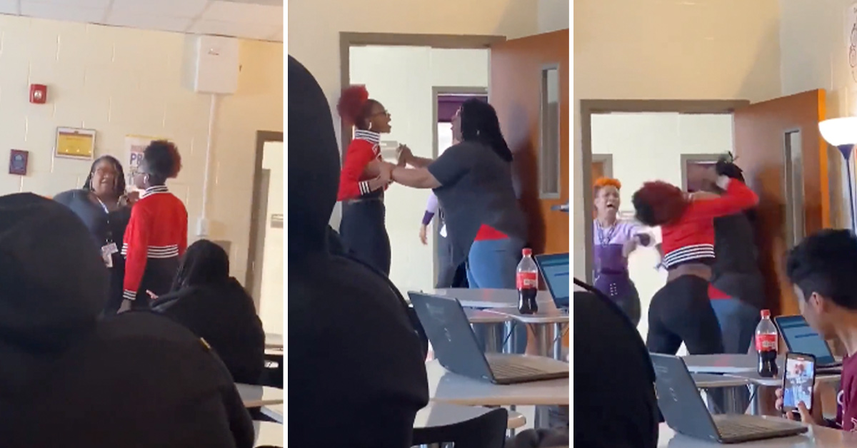 'Do Not Put Your Hands On Me': Student Brawls With Teacher After Smashing Her Phone