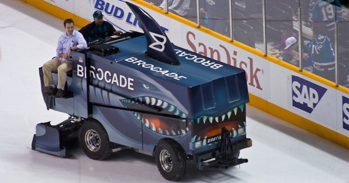 Every Man's Dream Job is Being a Zamboni Driver