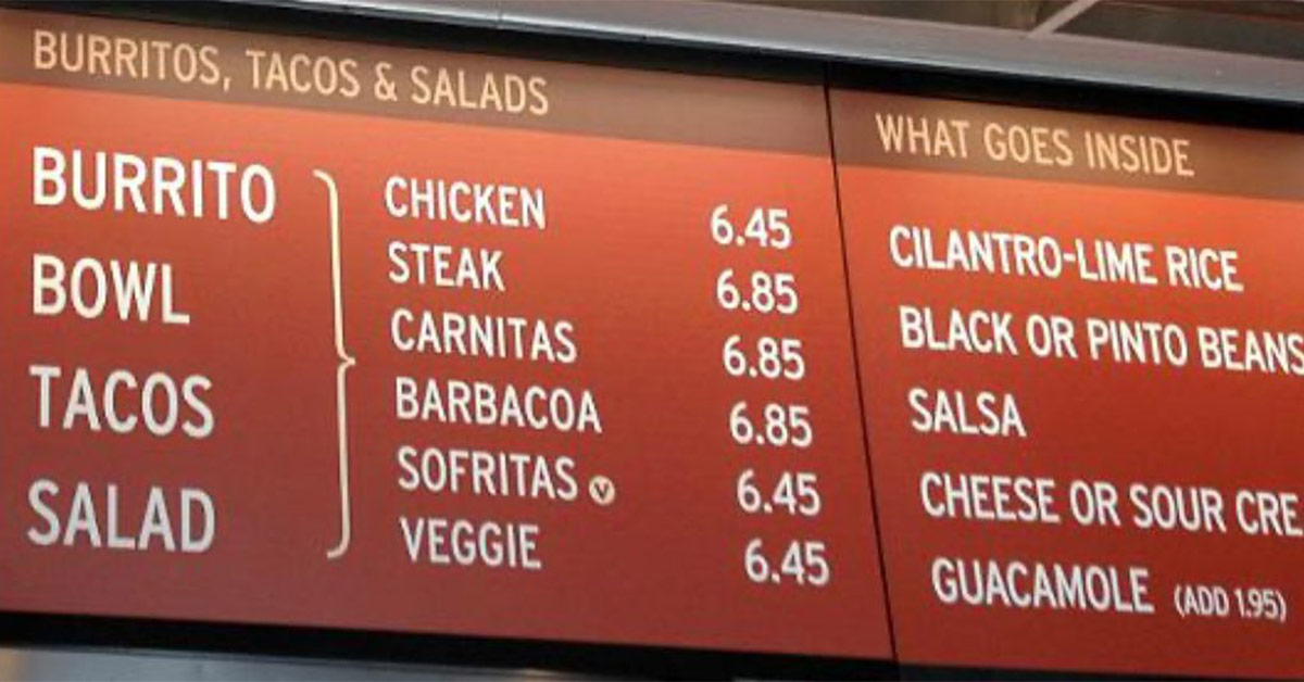 The Internet Is Dumbfounded By Dirt Cheap 2019 Chipotle Prices