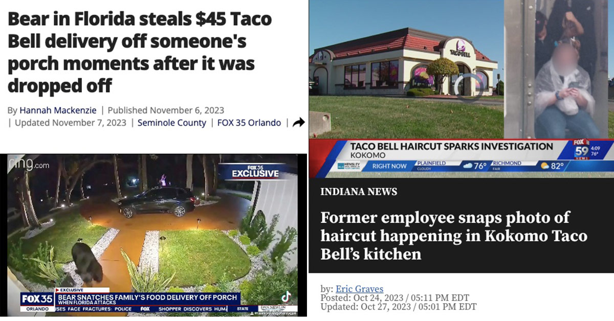 'Rat Poison, Hook Up Parties and Glock Quesadillas': The Year In Taco Bell