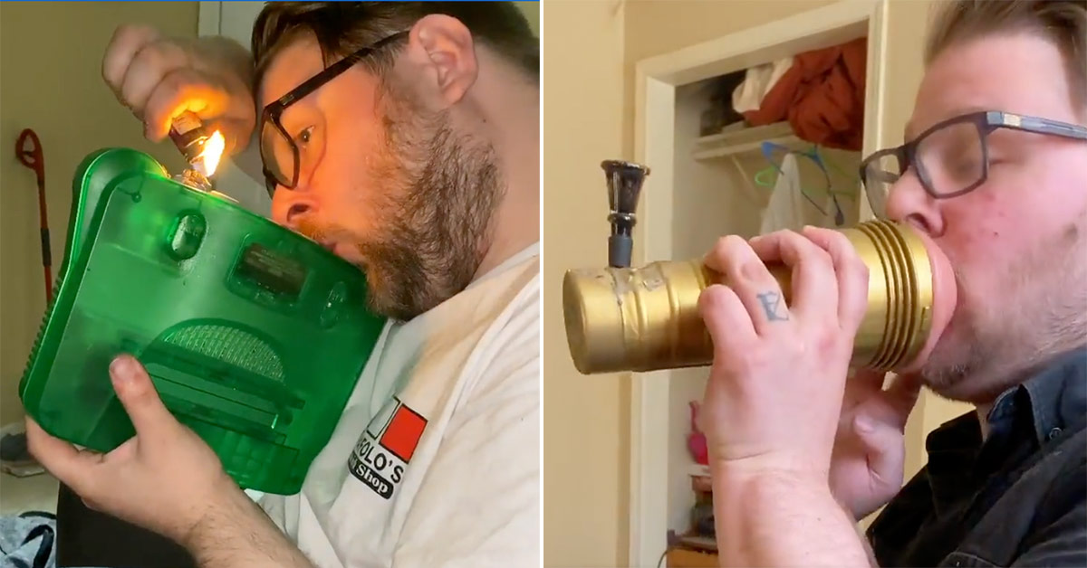 ‘Is That a Fleshpipe?’: Stoner MacGyver Makes Bongs Out of Everyday Objects