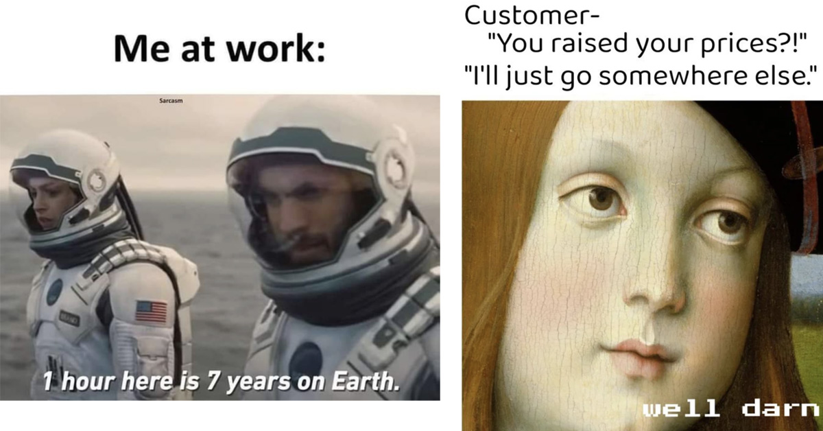 work memes - translations, time works differently