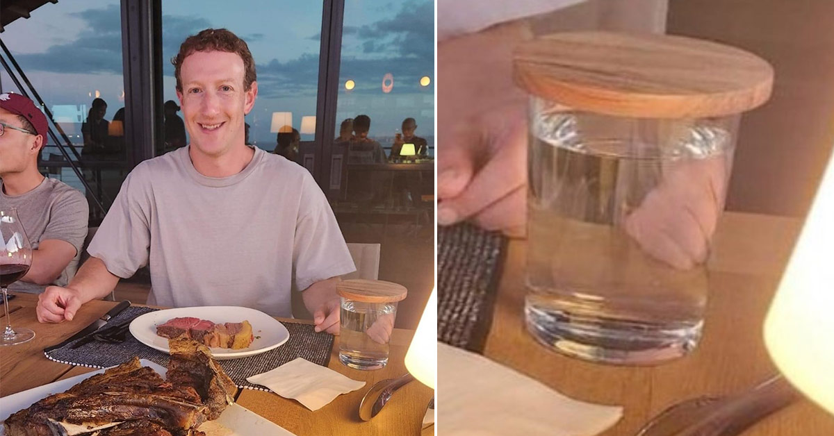 ’Who is He Afraid of?’: Zucc’s Homegrown Beef Brag Captures Coaster on His Drink