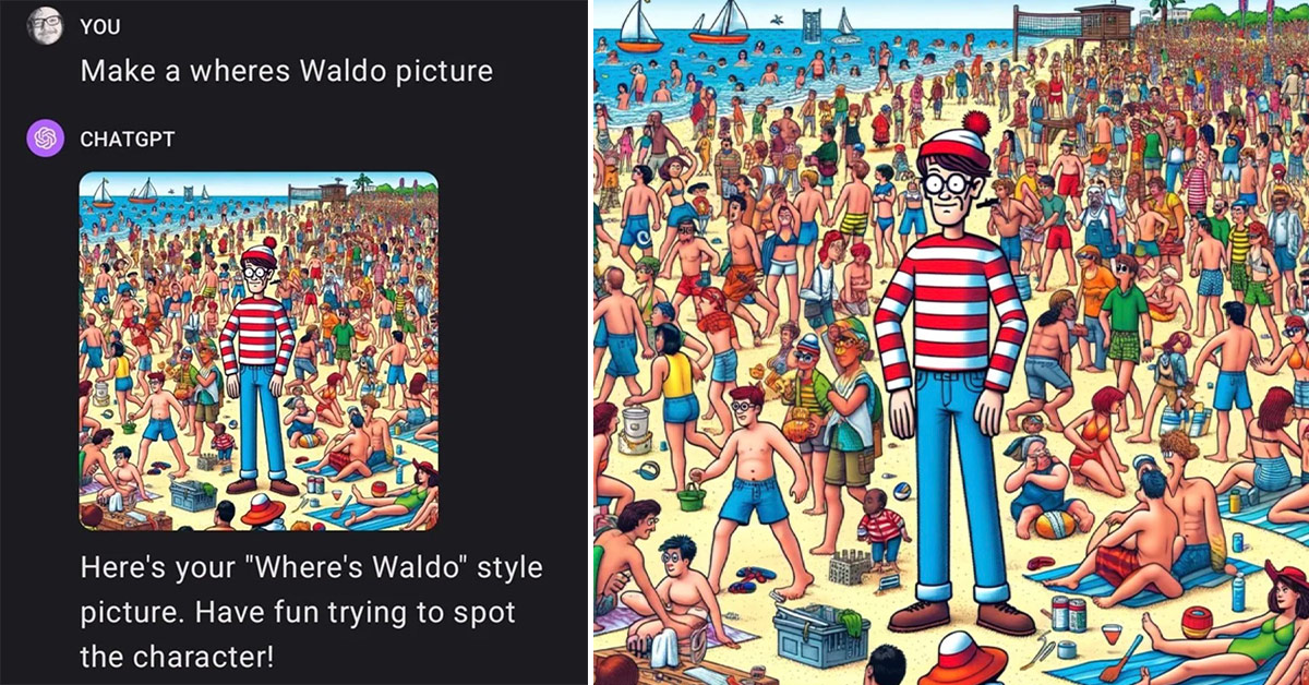 ChatGPT’s Hilariously Failed Attempts to Make a Where’s Waldo Picture