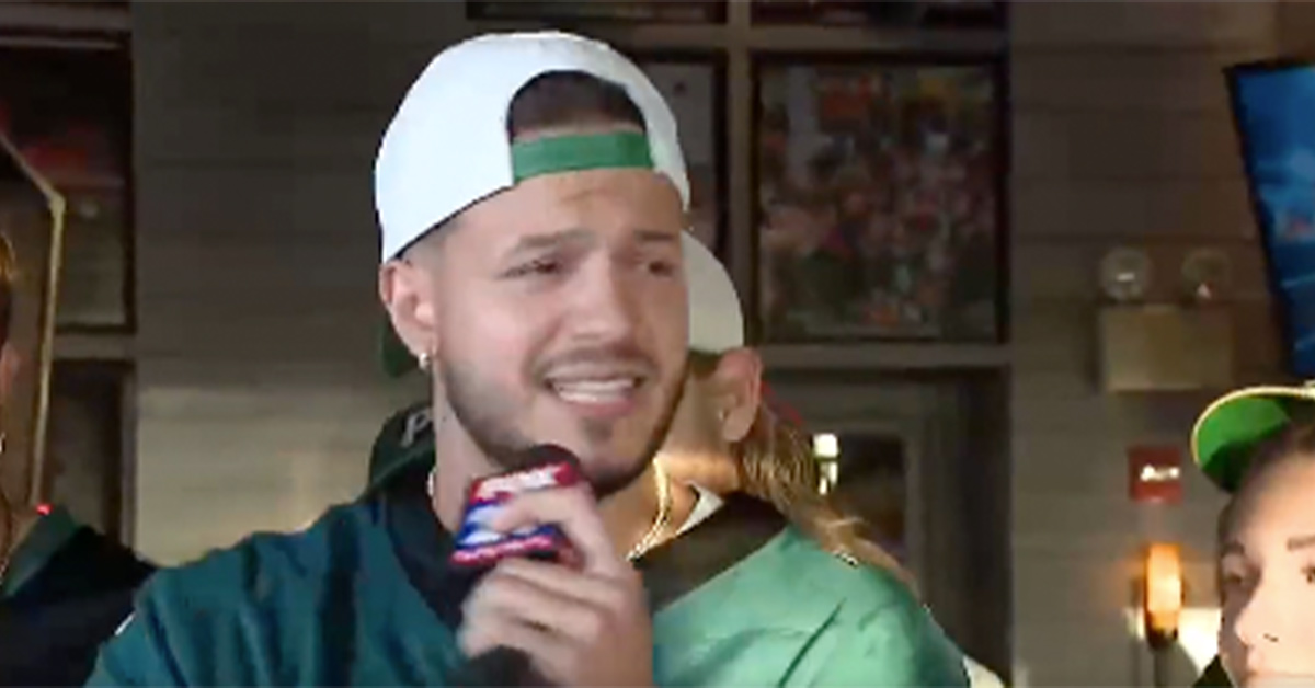 Did This White Dude Rapping Curse the Eagles’ Season?