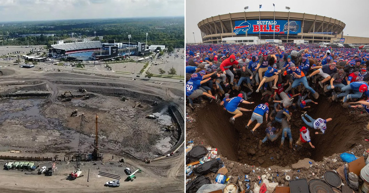 Man Who Fell Into Bill’s Construction Pit Heralded As 'Good Luck Charm'