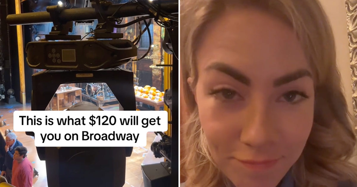 Woman Pays $120 to Watch Broadway Show Through a Spotlight