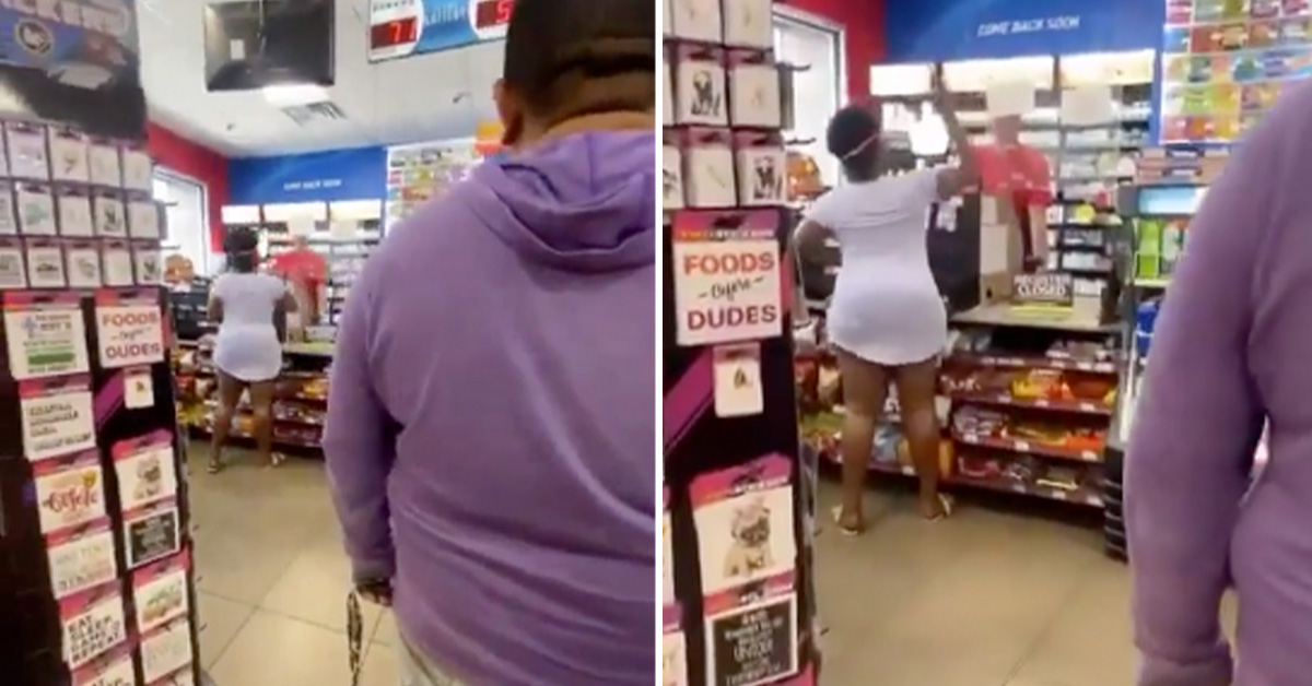 Cashier Refuses to Concede to Screaming Woman