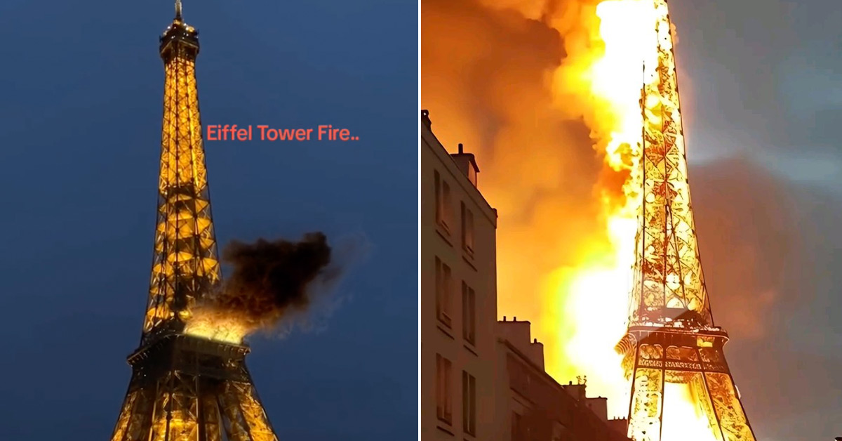 A.I.-Generated Videos of the Eiffel Tower on Fire Aren’t Convincing Anyone