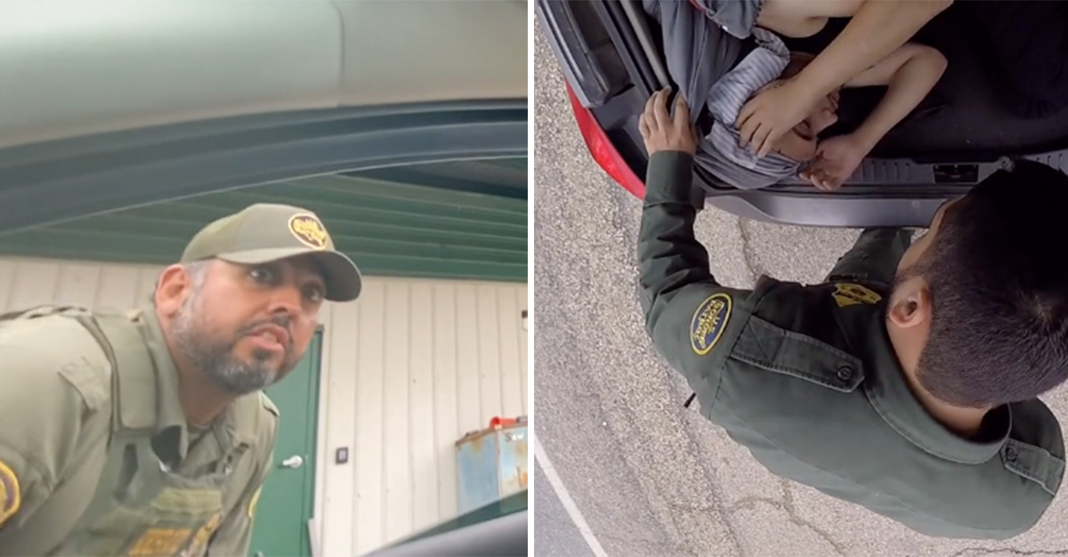 TikToker Pulls Human Trafficking Prank On U.S.-Mexico Border Agents While Hotboxing Car