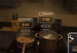 Apple Reviewer Uses $3,500 Headset to Cook Pasta, Gets Roasted