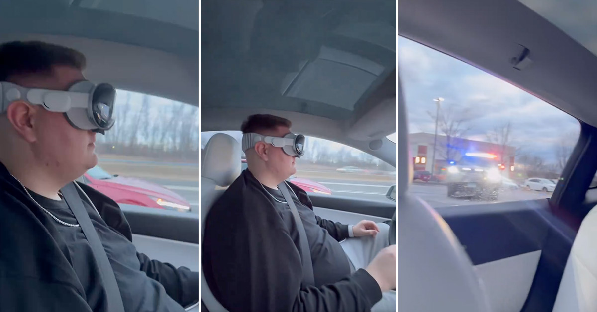 driving with the Apple Vision Pro