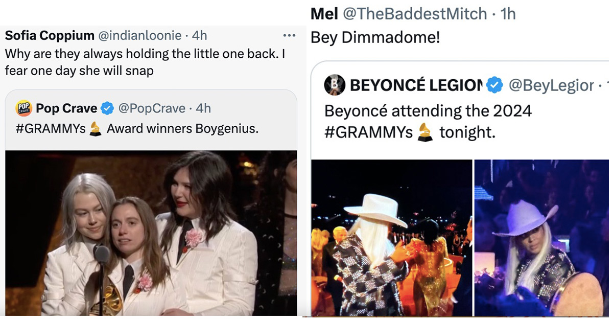 25 of the Funniest Tweets From the 2024 Grammy Awards