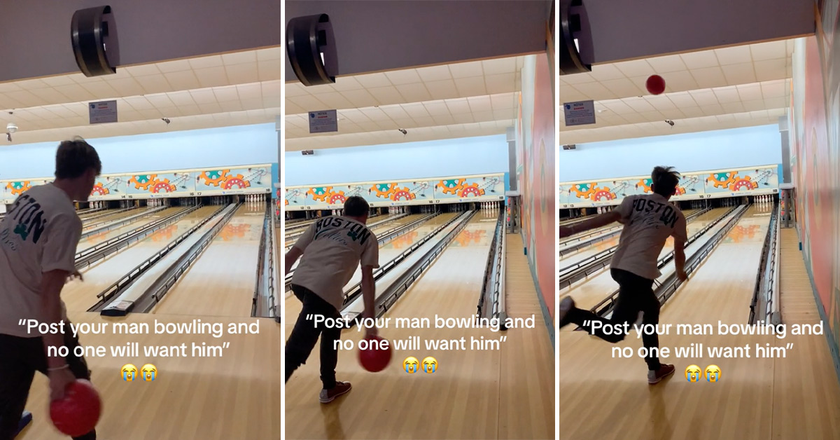 If You Don’t Want Another Woman to Take Your Man, Just Post a Video of Him Bowling