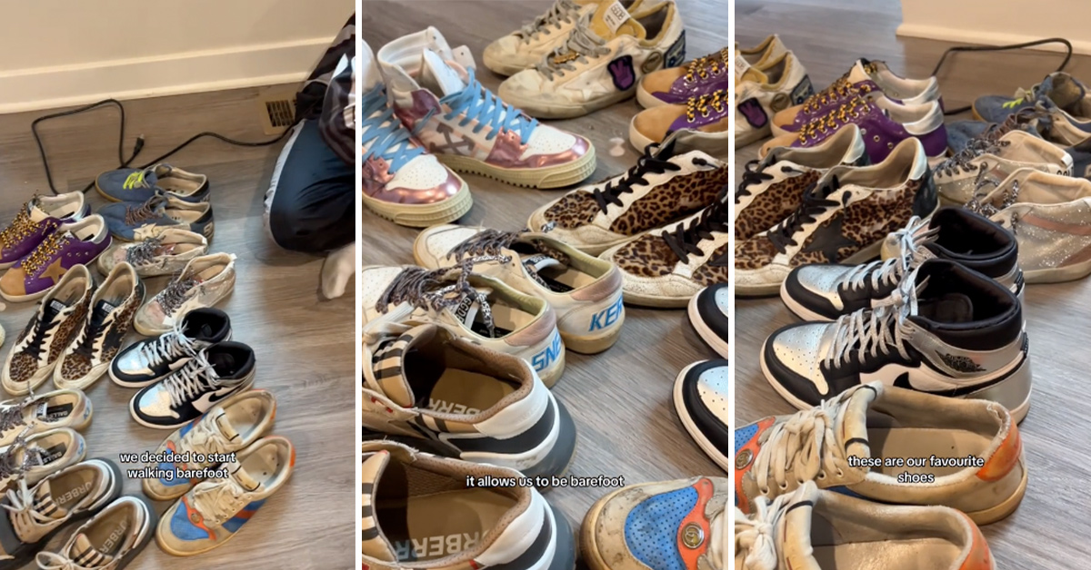 The Barefoot TikTokers’ Sneaker Collection Is Actually Worth $20,000, Sneaker Expert Says