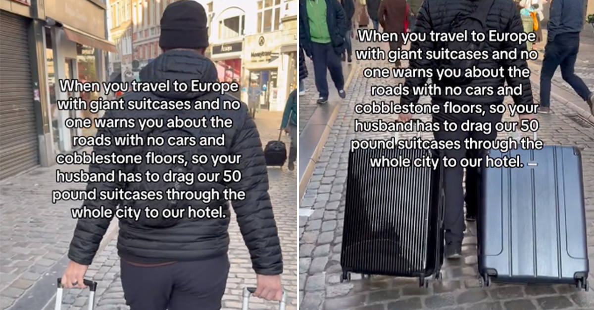 Americans Get Roasted After Saying ‘No One Warned Them’ About Europe’s Cobblestone Roads