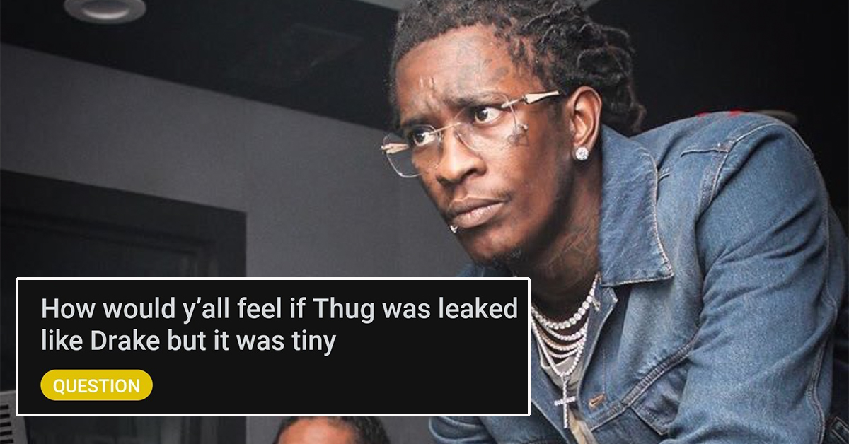 Young Thug Fans Are Fantasying About His Hog