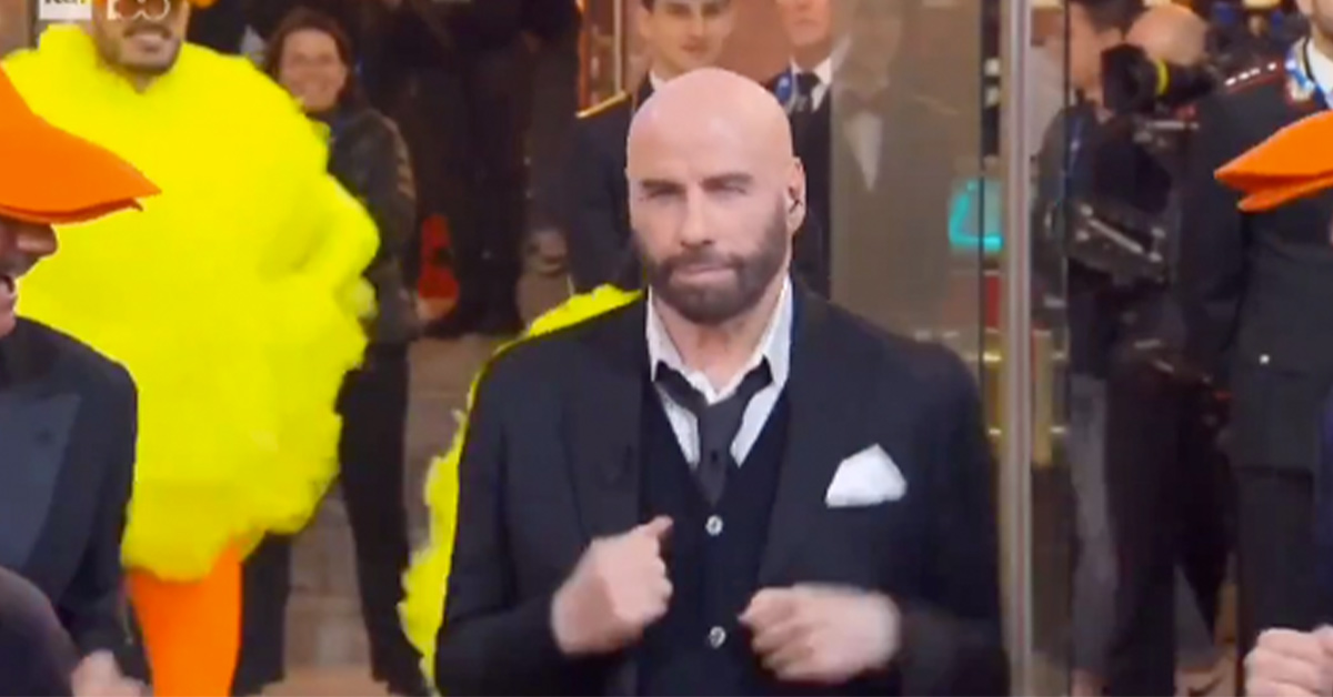 Why Is John Travolta Doing the Chicken Dance in Italy?