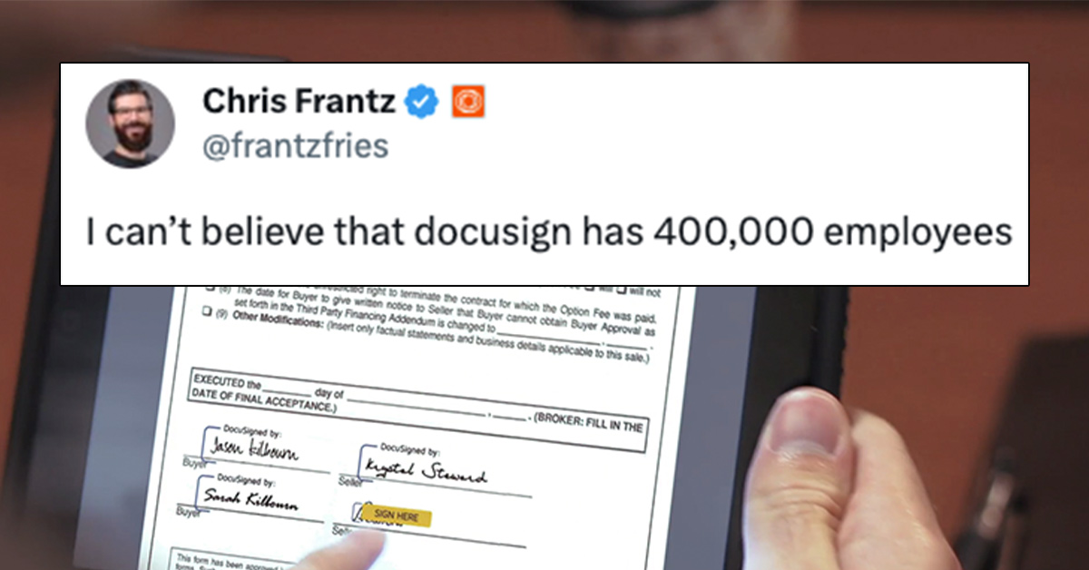 Did the DocuSign Has 400k Employees Meme Inspire the Company to Make Layoffs?