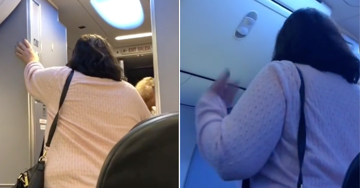 Woman Refuses to Leave Plane, Says She Wants to Make an “International Incident’