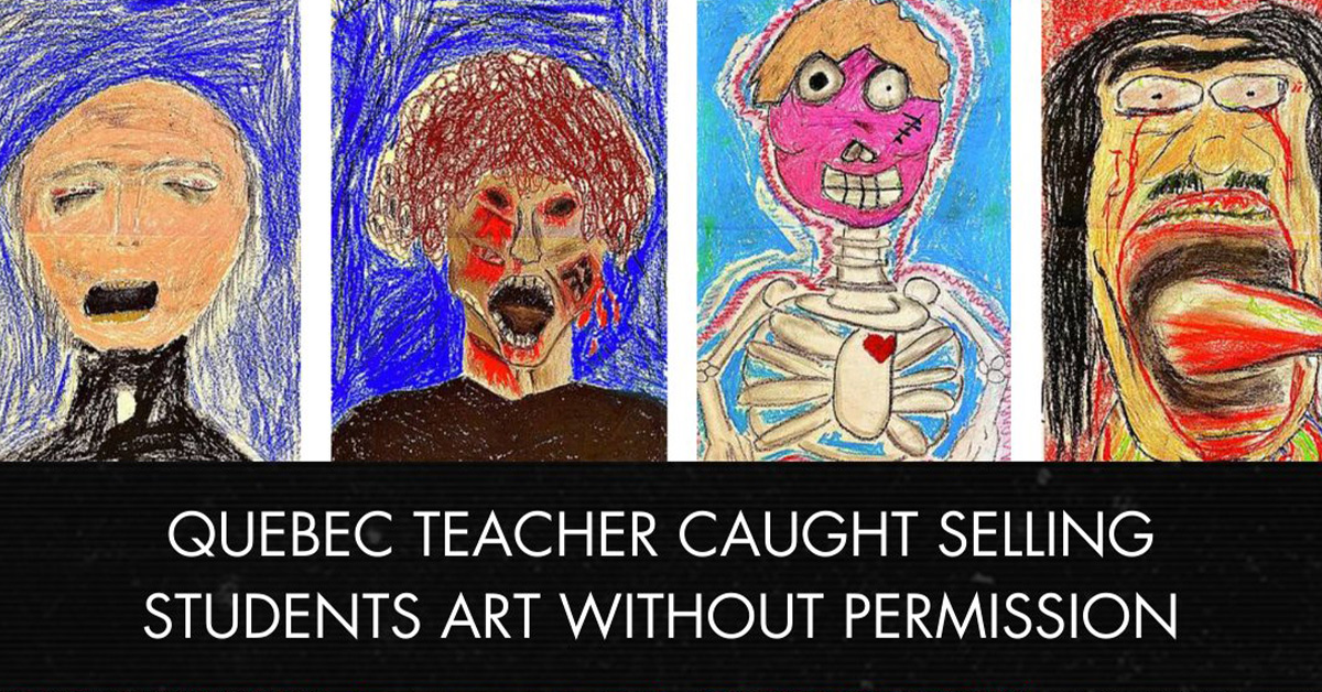 Teacher Accused of Selling His Student’s Artwork Online