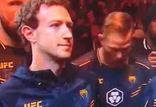 <p>UFC Fight Night 298 in Anaheim California on Saturday featured knockouts, new champions crowned... and an alien invasion?&nbsp;</p><p><br></p><p>More specifically, Meta CEO Mark Zuckerberg made a surprise appearance as part of Australian fighter Alexander Volkanovski&#39;s entourage, when the defending featherweight champion made his way out to the octagon. Zuckerberg appeared to try and shake hands with the men around him during an exchange of equipment, but in typical awkward Zuck fashion, nobody accepted. Memes quickly came pouring in comparing the video to the various awkward situations in backstabbing corporate America. &quot;Private equity associate trying to fit in at the company they just acquired,&quot; one person tweeted.&nbsp;</p><p><br></p><p>The Zuck has long been a fan of martial arts, but unfortunately we never got to see him go head to head with fellow worldwide billionaire Elon Musk. Instead, we&#39;ve been forced to watch Zuckerberg face off against congressional committees in place of physical foes, and somehow it has made him seem somewhat redeemable for the first time since Facebook rose to prominence. That being said, his presence at UFC didn&#39;t help Volkanovski, who lost the title to Ilia Topuria in the fight&#39;s second round. Maybe they should have let him shake someone&#39;s hand.&nbsp;</p>