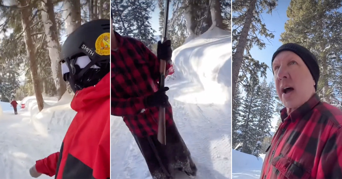 'Private Property, You F—ker!': Angry Man Pulls Shotgun On Snowboarder