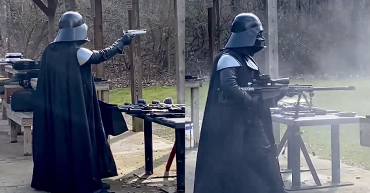 Darth Vader Goes to the Gun Range