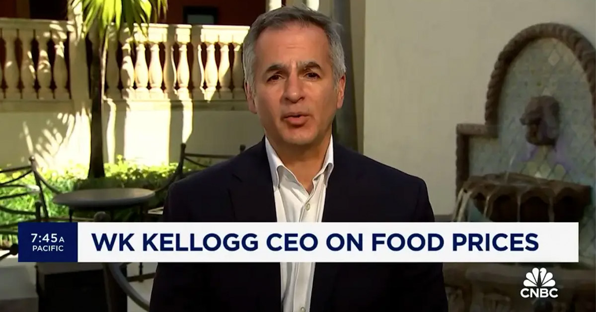 Kellogg's CEO Brags That Financially Strapped Americans Are Eating More Cereal For Dinner